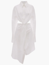JW ANDERSON TWISTED CUT OUT SHIRT DRESS