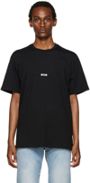 Msgm Micro Logo Short-sleeve T-shirt In Black