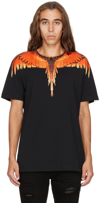 Marcelo Burlon County Of Milan Marcelo Burlon Black-coral-red Cotton T-shirt