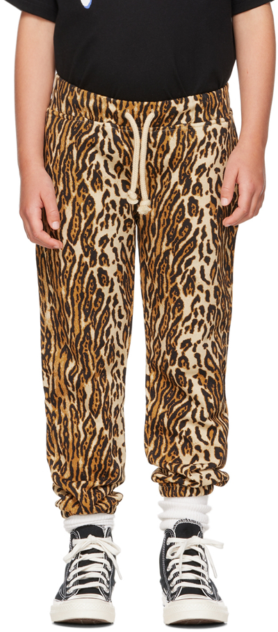 Wildkind Kids Brown Geoff Lounge Pants In Leopard