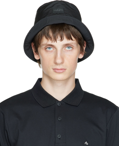 Rag & Bone Black Addison Bucket Hat