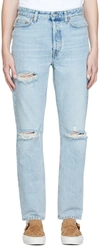 Won Hundred Blue Bill Jeans In Worn Out 10