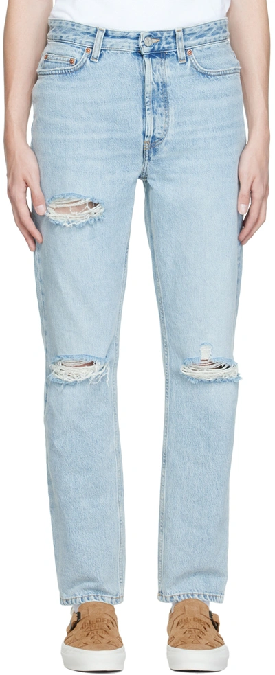 Won Hundred Blue Bill Jeans In Worn Out 10