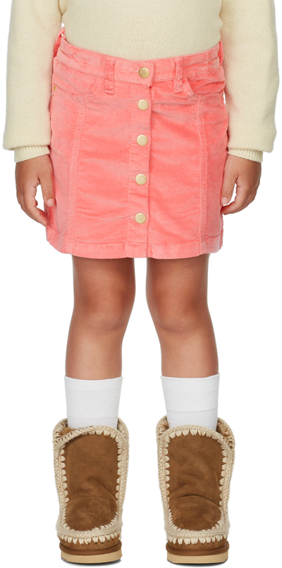 Molo Kids Pink Bera Denim Skirt