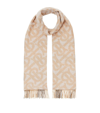 BURBERRY CASHMERE OVERSIZED MONTAGE SCARF