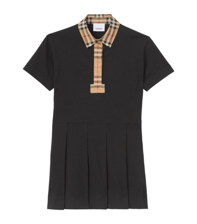 Burberry Kids' Pleated Sigrid Dress (3-14 Years) In Black