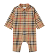 BURBERRY KIDS VINTAGE CHECK PLAYSUIT (1-18 MONTHS)