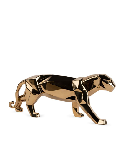 Lladrò Porcelain Golden Panther Figurine
