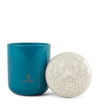 Lladrò Tiger Candle - Moonlight Scent In Multi