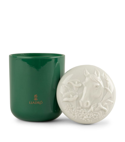 Lladrò Horse Candle - Gardens Of Valencia Scent In Multi