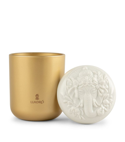 Lladrò Lord Ganesha Candle - Gardens Of Valencia Scent In Multi