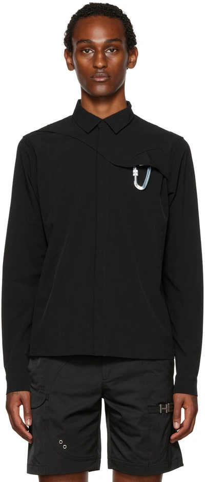 Heliot Emil Black Carabiner Shirt