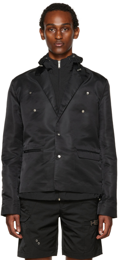 Heliot Emil Black Anagenesis Jacket