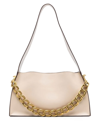 Manu Atelier Kesme Leather Shoulder Bag In Neutrals