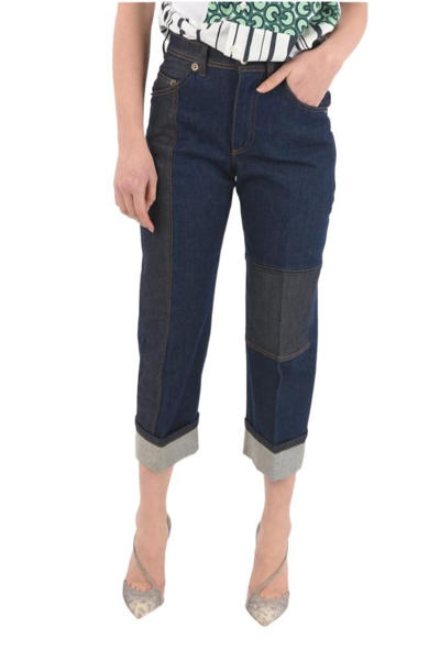 Neil Barrett Women's  Blue Other Materials Jeans