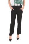NEIL BARRETT NEIL BARRETT WOMEN'S BLACK OTHER MATERIALS trousers,NPA506AN0570101 38