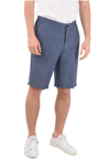 ERMENEGILDO ZEGNA ERMENEGILDO ZEGNA MEN'S BLUE OTHER MATERIALS SHORTS,TB11UUI32182 50