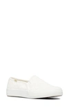 Keds Double Decker Crochet Slip-on Sneaker In White