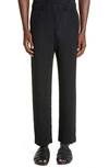 Issey Miyake Black Basics Trousers In Black