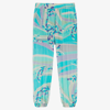 EMILIO PUCCI PUCCI TEEN GIRLS LILLY VELOUR TROUSERS