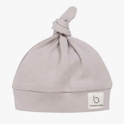 Bamboo Baby Babies' Grey Organic Cotton Hat