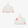 JOULES WHITE PETER RABBIT HATS (2 PACK)