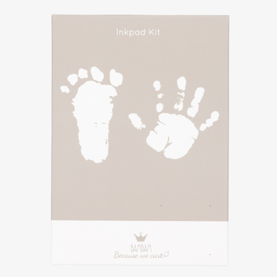 Bam Bam Babies' Ink Hand & Foot Print Kit In White