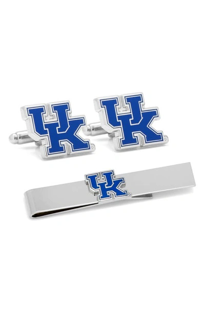 Cufflinks, Inc Ncaa Kentucky Wildcats Cuff Links & Tie Bar In Blue