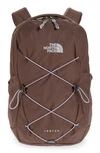 The North Face Jester Water Repellent Backpack In Deep Taupe/ Lavender Fog