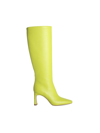 Liu •jo X Leonie Hanne Square-toe Leather Boots In Grape