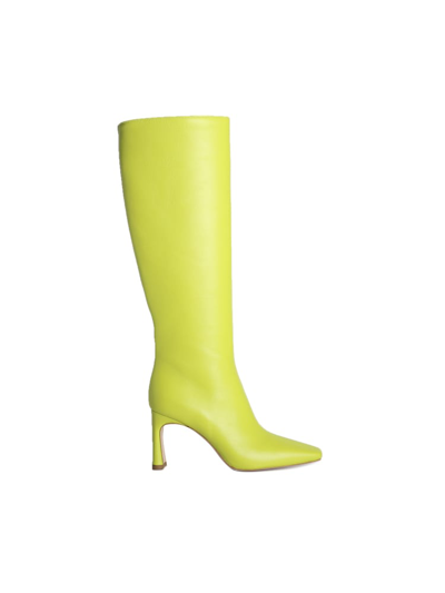 Liu •jo X Leonie Hanne Square-toe Leather Boots In Green