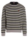 Kenzo Floral-embroidered Striped Jumper In Multicolor