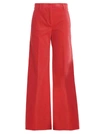 Alberto Biani High-waisted Casual Pants In Fuchsia