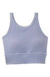 Prana Becksa Rib Sports Bra In Morning Glory Heather