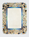 Jay Strongwater Javier Bejeweled Picture Frame, 5" X 7"