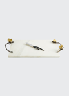 Michael Aram Butterfly Ginkgo Cheese Board With Knife In White