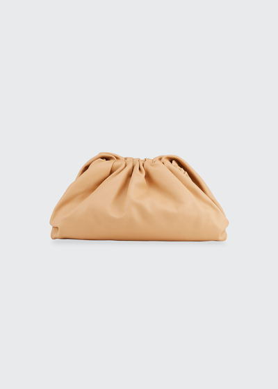 Bottega Veneta The Pouch Bag In Butter Calf Leather In Nude