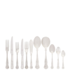 CARRS SILVER KINGS STAINLESS STEEL 124-PIECE CUTLERY SET