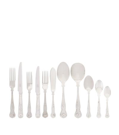 Carrs Silver Kings Stainless Steel 124-piece Cutlery Set In Silver