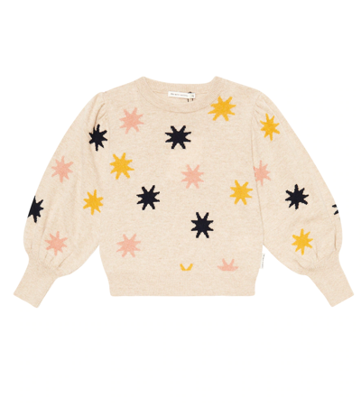 The New Society Kids' Lena Intarsia Sweater In Stars Intarsia