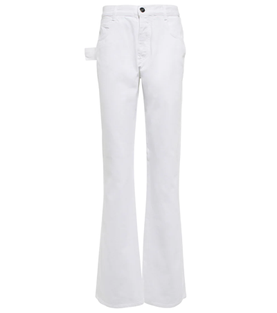 Bottega Veneta High-rise Flared Jeans In White