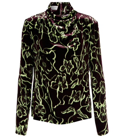 Snake Dries Van Noten Printed Turtleneck Dries Van Noten Floral