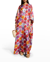 La Doublej Zinnie Square Kaftan In Zinnie