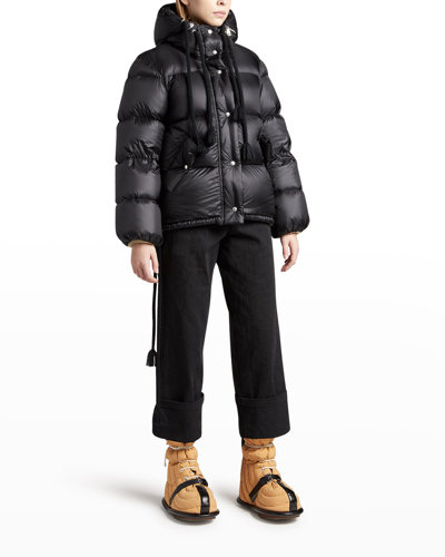 Moncler Genius Sydow Nylon Down Jacket In 블랙