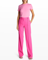 Jacquemus Le Pantalon Camargue Stretch-wool Trousers In Pink