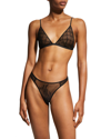 Kiki De Montparnasse Handcuff Balconette Bra In Black