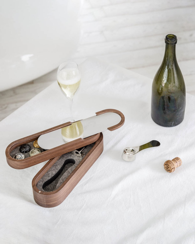 L'atelier Du Vin Sparkling Set Champagne Service Set In Brown