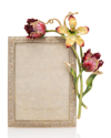 Jay Strongwater Margery Flora Tulip Picture Frame, 5" X 7"