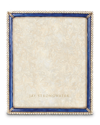 Jay Strongwater Laetitia Enamel & Stone Edge 8" X 10" Picture Frame In Delft Garden