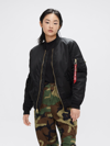 Alpha Industries Alpha Ma 1 Flight Jacket In Black